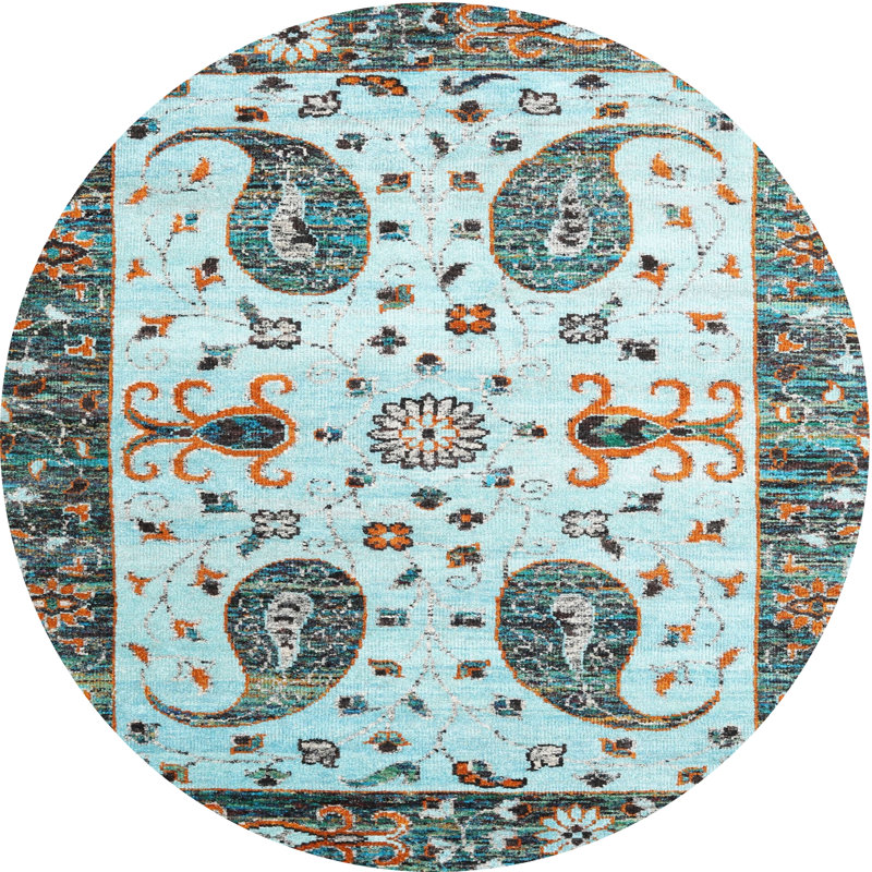Oriental Indoor Rug, Round 7'
