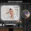 Miroir de salle de bain à DEL avec lumières-604104593