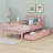 Wood Platform Bed With Guardrails On Both Sides And Drawers-416376841-416376886
