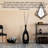 Frosted Black Fiberglass Tall Floor Vase - Decorative Vase For Modern Home Decor, Perfect For Living Room, Home Office, Bedroom, Kitchen, Coffee Bar, Farmhouse Decor, And Wedding Centerpieces-344969401