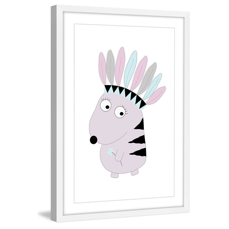 «Pastel Feathers» par Katarina Snygg, reproduction encadrée, H 36 po x l 24 po x P 1,5 po