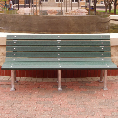 St. Pete Recycled Plastic Park Bench