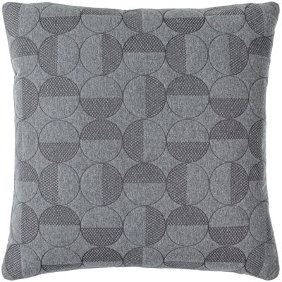 Semicircle Abstract Cotton Throw Pillow