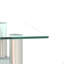 Ensemble de 2, table basse moderne en verre trempé, table de bout, table carrée-275560782-275560783-275560881
