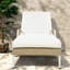 Méridiennes de patio réglables, chaise de piscine moderne en acier rotin Pe