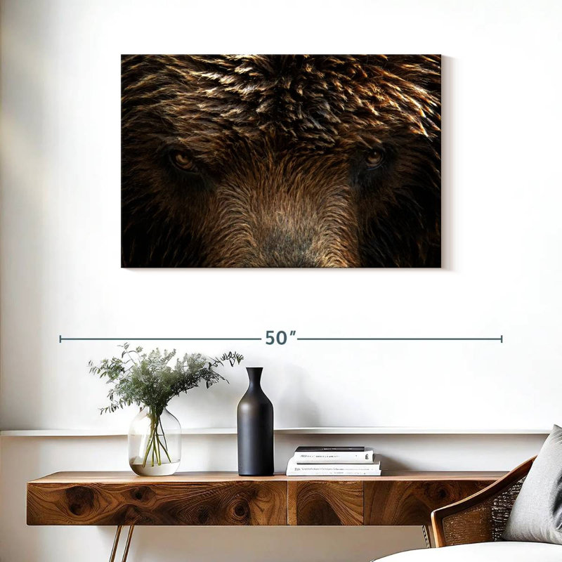 Grizzly Bear Eyes, 24" H x 36" W