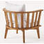 Chaise de patio avec coussins Reinhardt