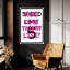  «Graffiti Sign 4» par Alonzo Saunders, art mural en verre acrylique, 24 po x 36 po-1281890208
