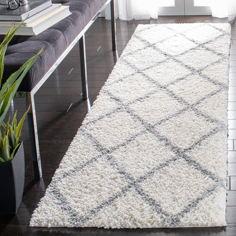 Dubay Shag Performance Geometric Rug, Runner 2'3" x 7'