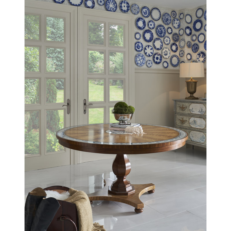 Vermeer Round Solid Wood Dining Table