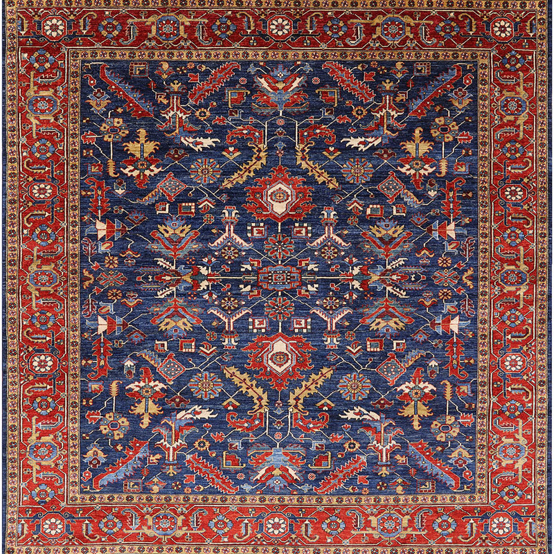 Oriental Indoor Rug, Square 4'