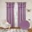 Recycled Cotton Blend Ruffle Tie-Top Curtain Pair-1504319490-1504319488