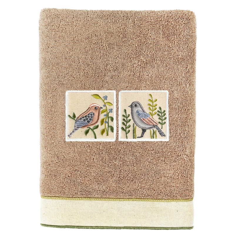 Ensemble de serviettes 3 pièces en coton turc, Cacao