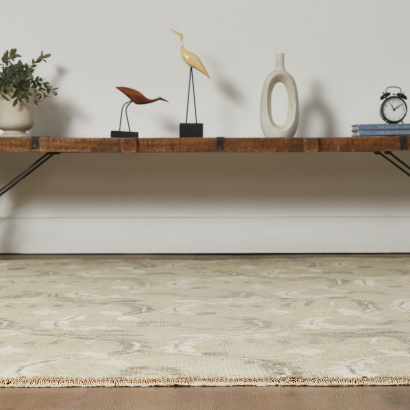 Verona Hand Knotted Wool Area Rug, Rectangle 8' x 10'