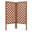 Panneau treillis en bois de cèdre 76 "H 76"-955759434