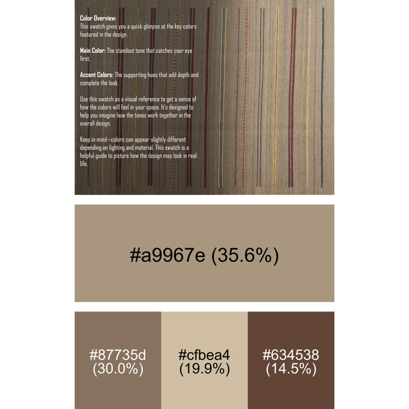 Tapis abstrait brun clair / brun, Rectangle 2 pi x 3 pi