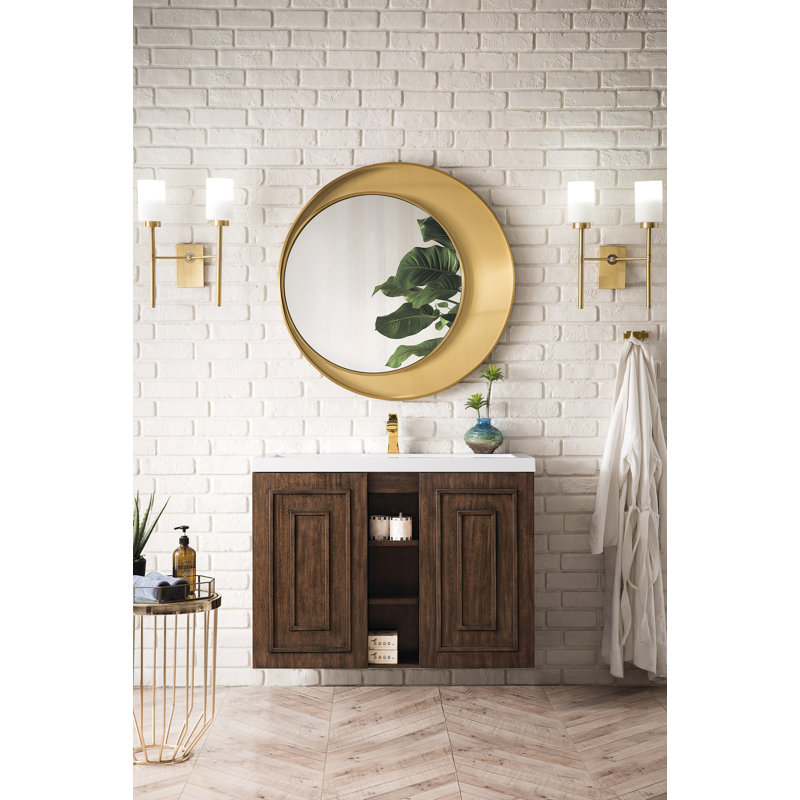 Alicante 39.5'' W Single Vanity, Mid-Century Acacia