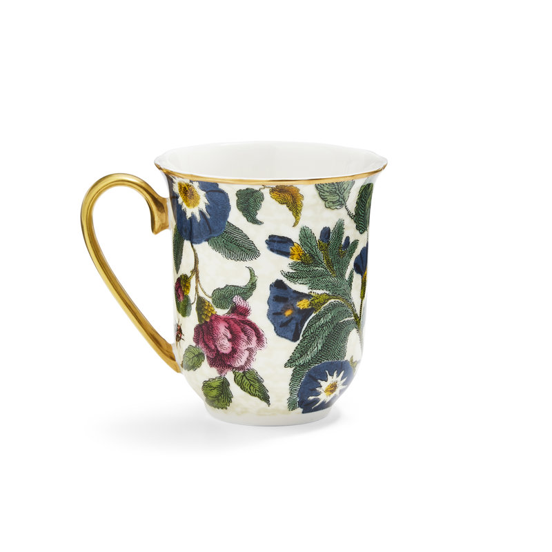 Spode, Creatures Of Curiosity - Cream Floral Mug