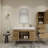 47.2" Wall-Mounted Single Bathroom Vanity Set with Drawers and Doors-70381383