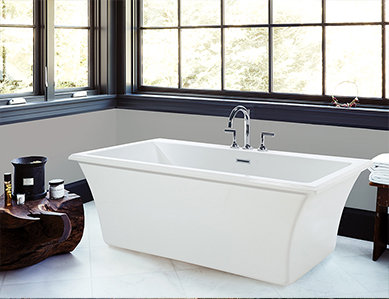 Madelyn 5 Freestanding Soaker Tub, White