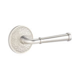 Merrimack Round Passage (Hall & Closet) Door Lever with Round Rosette