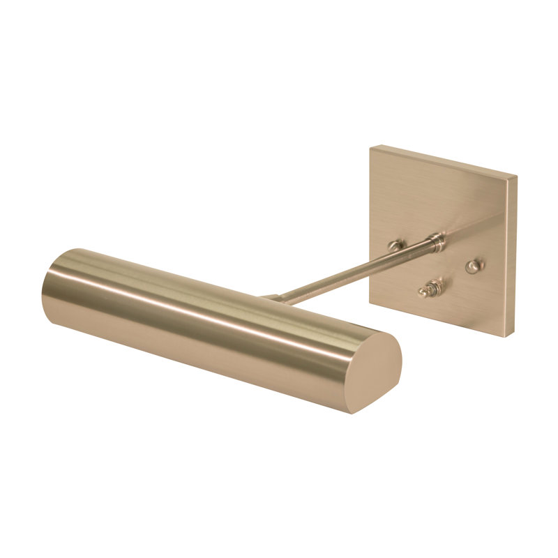 Dimmable Wall Mounted Picture Light, Satin Nickel, 4.5" H x 9" W x 10" D