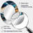 Abstract Geode Waves Blue II - Blue Modern Oval Wall Mirror-897320381
