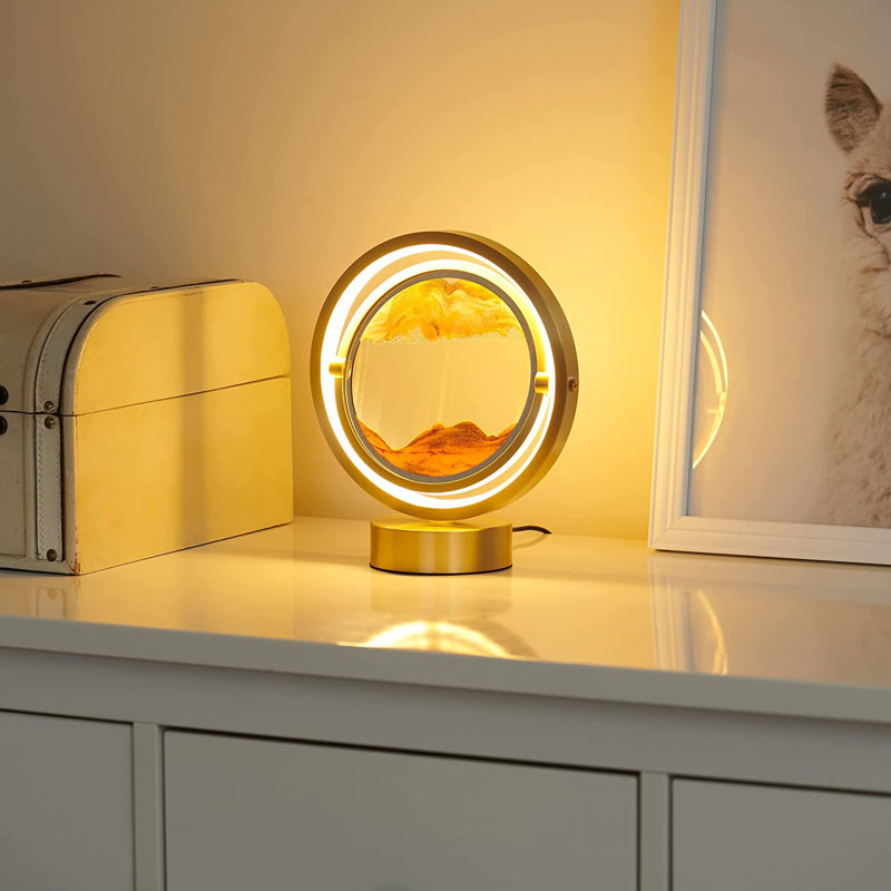 Camella Metal Novelty Lamp, Gold, Gold