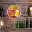 Affiche murale en forme de bière Trinx Beer is Cheaper Than Gas - 12,25 po x 12 po