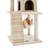 Sam's Pets Double Decker 51 Inch Cream Cat Tree