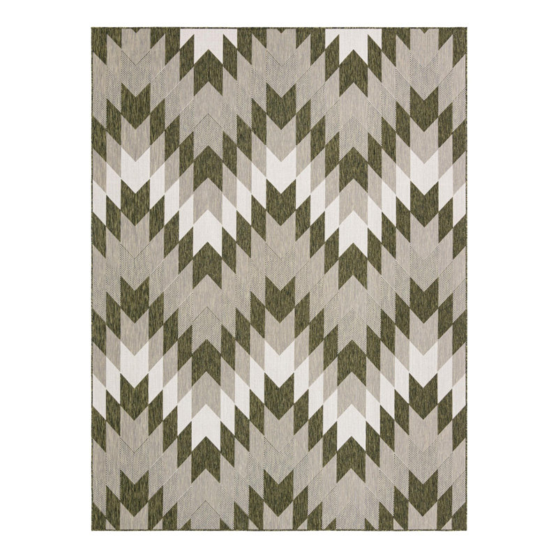 Blox Hower Indoor/Outdoor Area Rug, Rectangle 9' x 12'