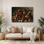 «Fruit Pluot», art mural en métal brun-1961761282