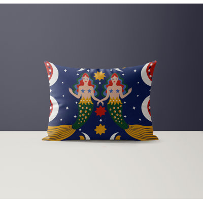 Taja Microsuede Lumbar Throw Pillow
