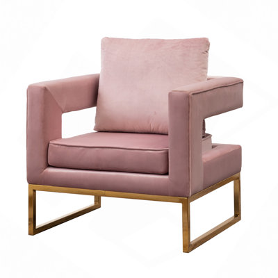 Lenola Contemporary Upholstered Accent Arm Chair