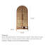 Armoire créative en bois massif tissé en rotin Wabi-Sabi