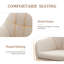 51cm H Upholstered Upholstered Back Armchair-134447342-134447345