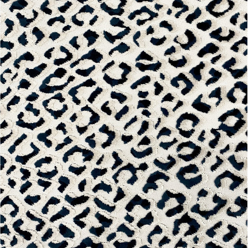 Housse de coussin en velours, Bleu marine, 22 po x 22 po