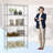 Southport 36'' W Metal Shelving Unit with Wheels-108913237