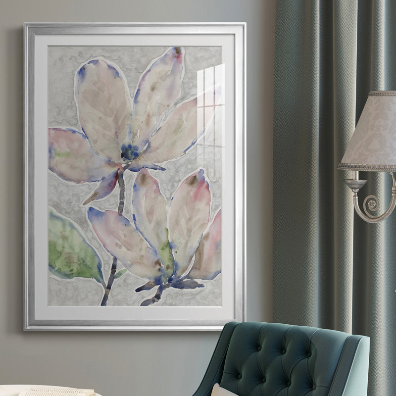 Blossom " Blossom Study II ", Chrome, 30.5" H x 22.5" W x 1" D