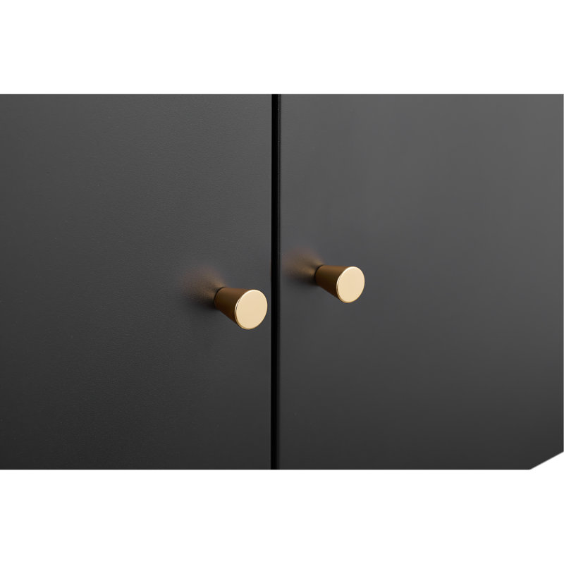 Armoire pour bureau Maher, Noir