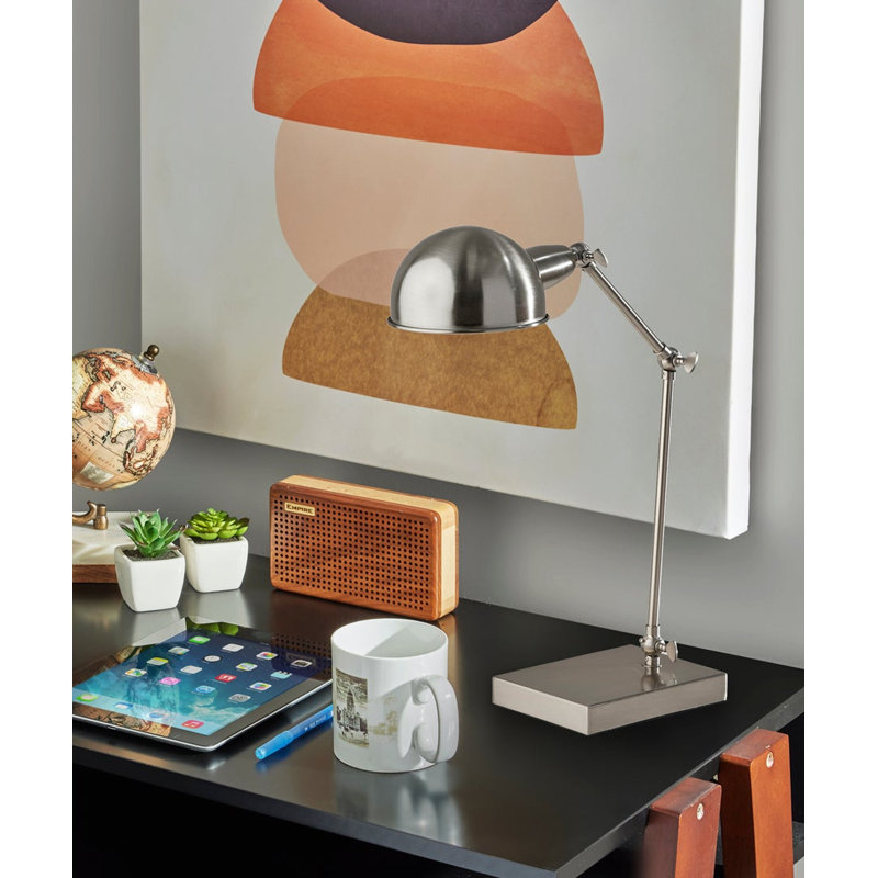Lampe de bureau réglable en métal
