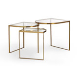 Clover Glass End Table