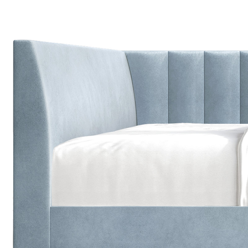 Yimi Upholstered Daybed, Blue