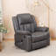 Fauteuil inclinable électrique de massage avec cuir PU de première qualité et coussin extra-dense pour un confort ultime
