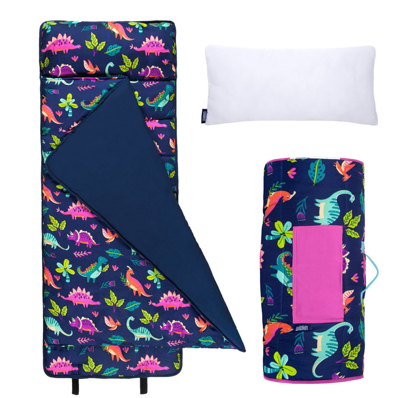 Tapis de sieste en microfibre pour enfant Wildkin, Dinosaures chéris