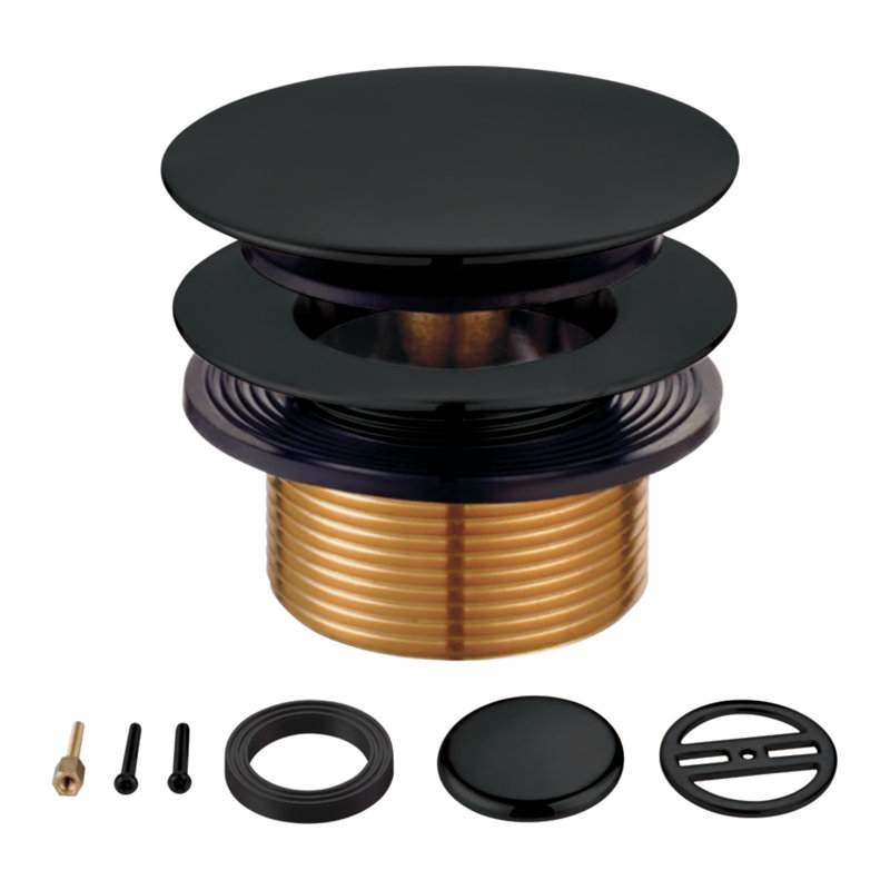 Drain de baignoire Eugene Eugene, Noir mat