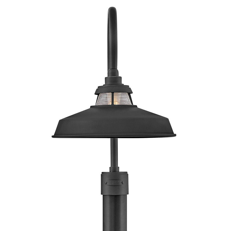 Troyer 1 - Light Pier Mount Lantern, Black
