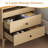 3 - Drawer Nightstand, 24“ W Wood Bedside Table With Built-In Outlets And Solid Wood Legs(Set Of 2)-76430150-76430201