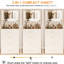 Bureau de meuble-lavabo spacieux avec tabouret à coussin - coiffeuse 3 en 1 blanche, miroir à plateau ouvert, 3 rangements de maquillage compacts