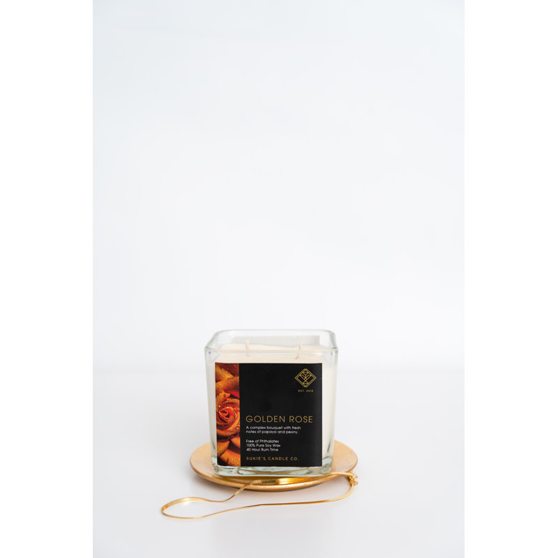 Bougie parfumée Golden Rose